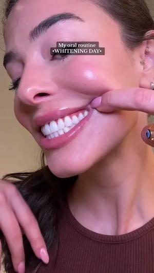 My entire routine on whitening day!! 🦷 #oralroutine #teethwhitening #oralhygiene #whiteteeth #oilpulling #tiktokshopfinds #viral 