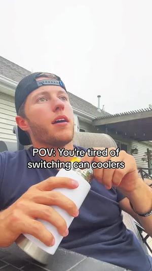 POV: Your old can cooler isnt as good as this #frostbuddy #foryou #SmallBusiness #productdesign 