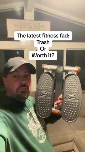 Is the newest fitness fad trash or worth the purchase? #fyp #viral #tiktok #Fitness #exercise #weightloss #fitnessgoals #fitlife #mom #momlife #goals #weightlosstransformation #workout #stepper 